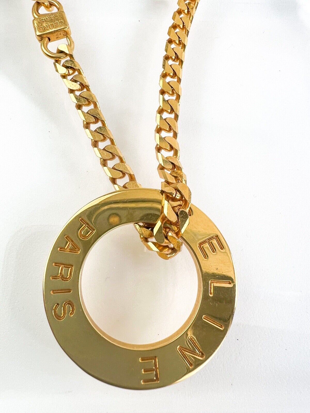 celine necklace gold 