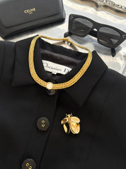 Vintage Avon gold tone crystal rhinestone choker necklace, statement jewelry for women who love luxury accessories