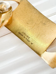 Rare vintage Celine Phoebe Philo ID bracelet, premium gold chain collectible made in Italy