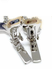 Vintage Christian Dior clip-on earring closure detail