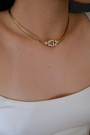 Vintage Givenchy gold tone G logo necklace, timeless luxury designer jewelry and investment piece