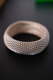 Vintage Tiffany Somerset mesh bangle bracelet 7 cm inner diameter