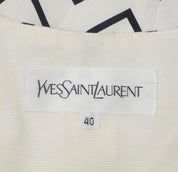 Vintage Yves Saint Laurent YSL designer label detail
