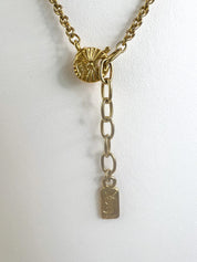 Yves Saint Laurent Necklace bridesmaid Vintage YSL necklace blue Sapphire heart, Women Charm Necklace, Bridal Jewelry, Wedding Jewelry