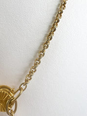 Yves Saint Laurent Necklace bridesmaid Vintage YSL necklace blue Sapphire heart, Women Charm Necklace, Bridal Jewelry, Wedding Jewelry