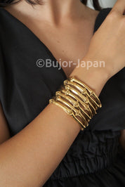 Vintage Yves Saint Laurent Bracelet Gold, YSL bangle bracelet Large, Bridal bracelet, Unisex Bracelet, Made in France, Vintage bracelet