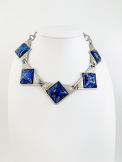 Vintage YSL Necklace, Yves Saint Laurent Choker Silver, YSL Vintage Necklace, Massive Chunky Chain, Galaxy  Necklace Unisex, Necklace Large