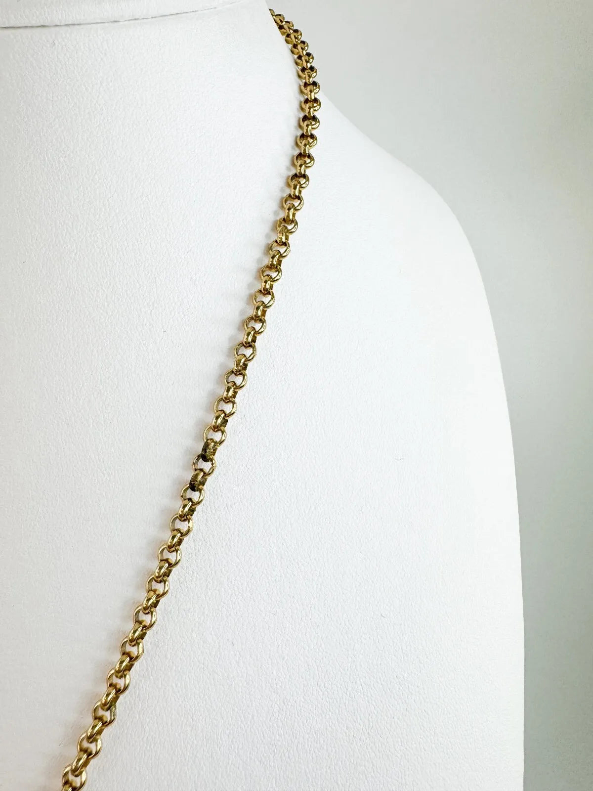 YSL Necklace, Yves Saint Laurent Vintage Necklace, Gold Tone Flower necklace, Sapphire necklace Floral Pendant Glass Opera Necklace Vintage