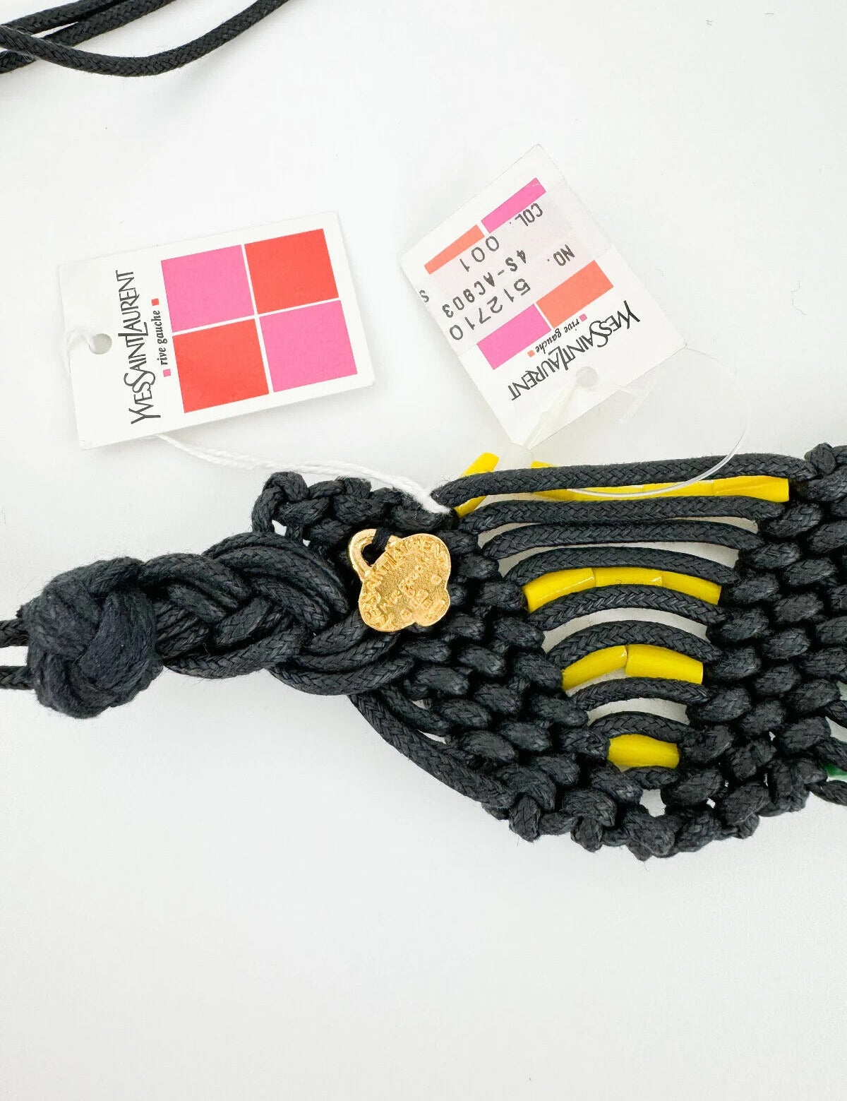 Vintage Yves Saint Laurent choker 1967  African collections Choker, YSL Vintage Necklace, YSL beads necklace, YSL made in France