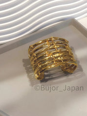 Vintage Yves Saint Laurent Bracelet Gold, YSL bangle bracelet Large, Bridal bracelet, Unisex Bracelet, Made in France, Vintage bracelet
