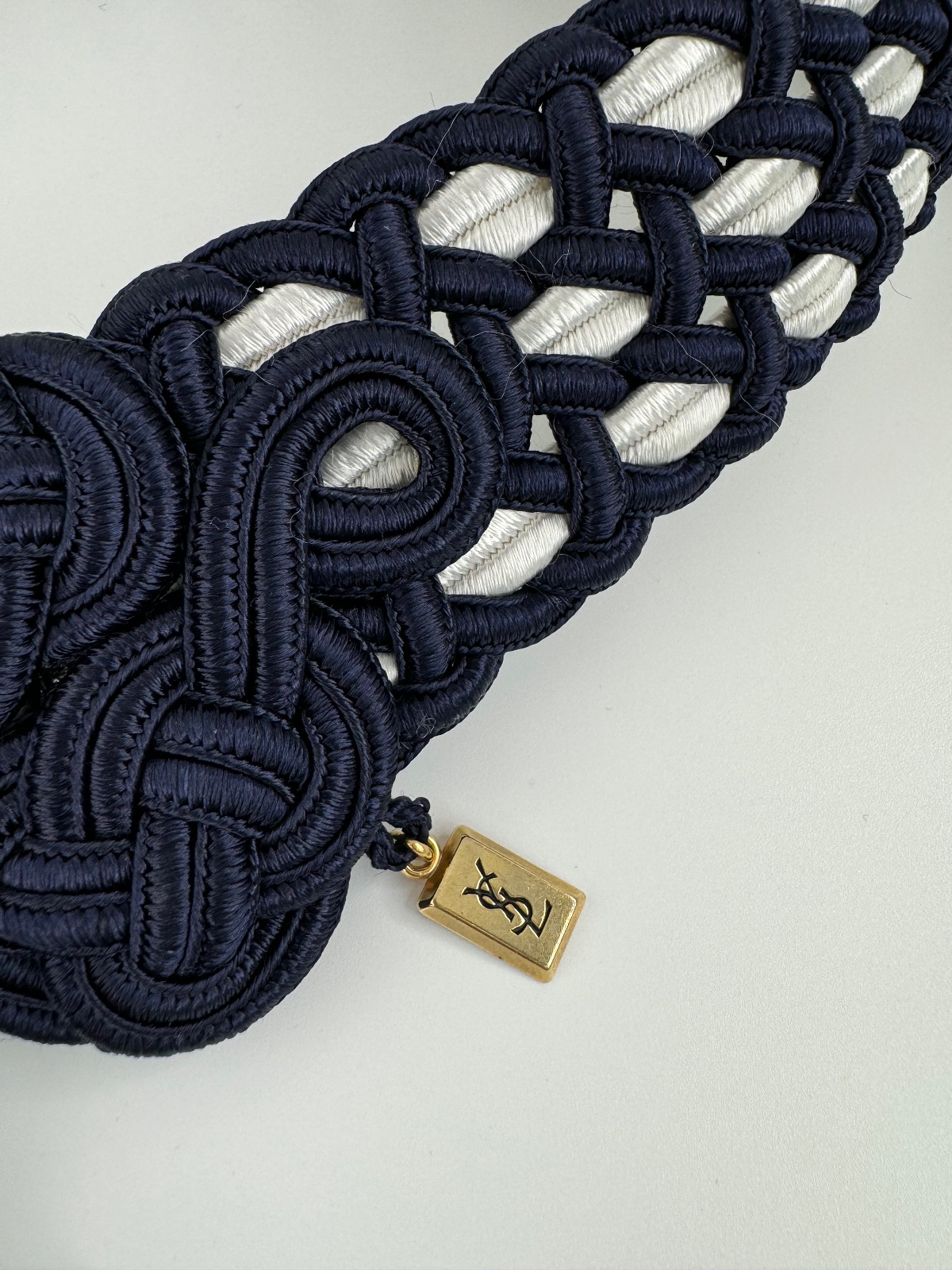 Vintage Yves Saint Laurent belt, YSL Passementerie Belt, fringe belt, YSL tassel Belt  belt Collector Belt ,YSL Massive Vintage Belt Gift