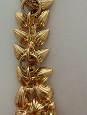 Vintage YSL crystal choker necklace worn as luxury bridal statement piece