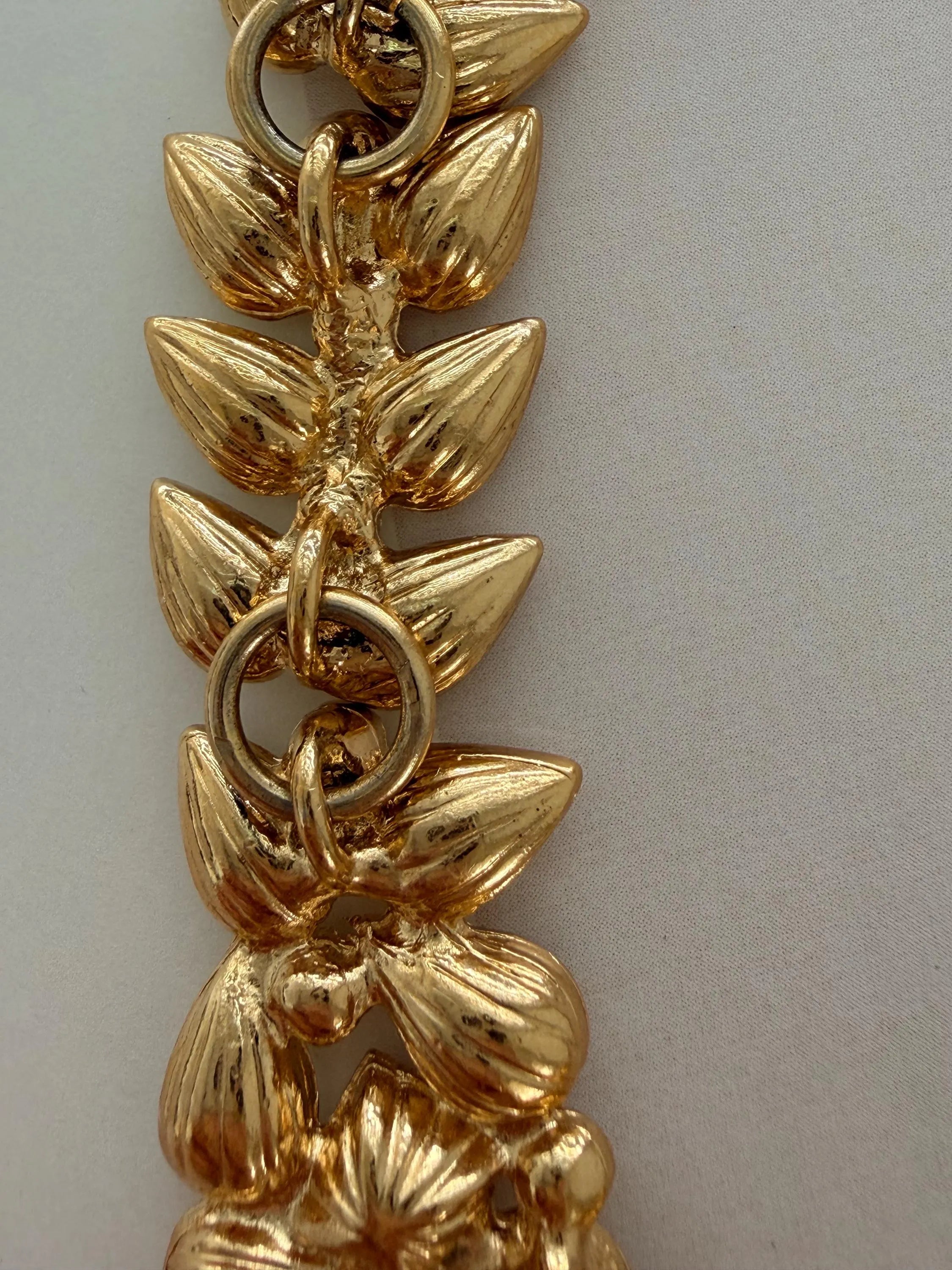 Vintage YSL crystal choker necklace worn as luxury bridal statement piece