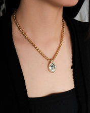 Vintage YSL Necklace, Yves Saint Laurent Necklace Vintage , Gift for her, Necklace Gold, Playful Necklace, Gift For Her, pendant necklace
