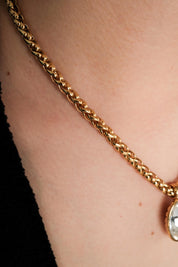 Vintage YSL Necklace, Yves Saint Laurent Necklace Vintage , Gift for her, Necklace Gold, Playful Necklace, Gift For Her, pendant necklace