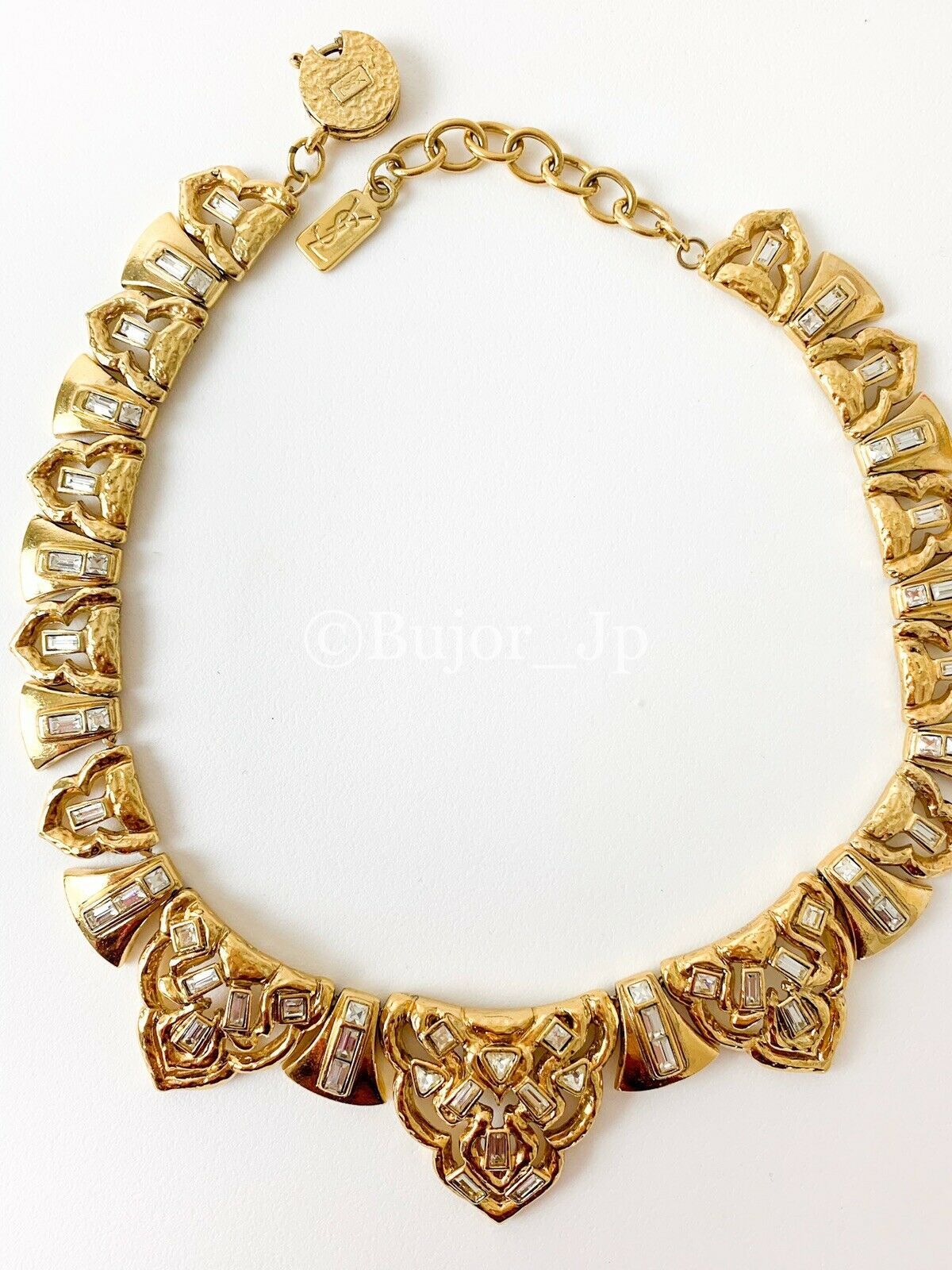 YSL Yves Saint Laurent Necklace Princess style with different shapes o ...