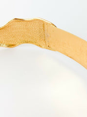 【SOLD OUT】YSL Yves Saint Laurent Rive Gauche Massive Belt Made in France Vintage