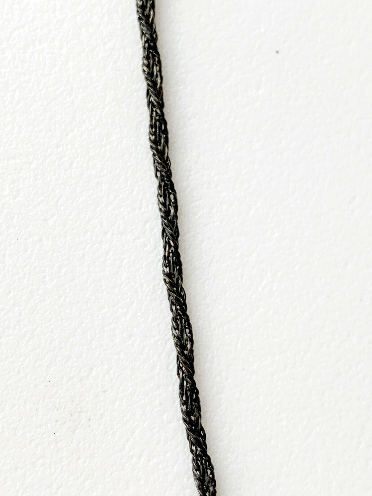 Yves Saint Laurent Broken Heart Rhinestones Necklace Vintage Black
