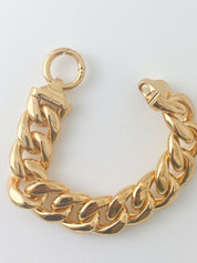 【SOLD OUT】Celine Vintage Gold Tone Phoebe Philo Chain Bracelet Made in Italy