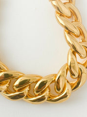 【SOLD OUT】Celine Vintage Gold Tone Phoebe Philo Chain Bracelet Made in Italy