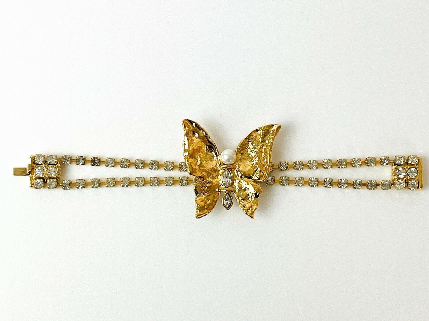 vintage Yves saint Laurent butterfly bracelet