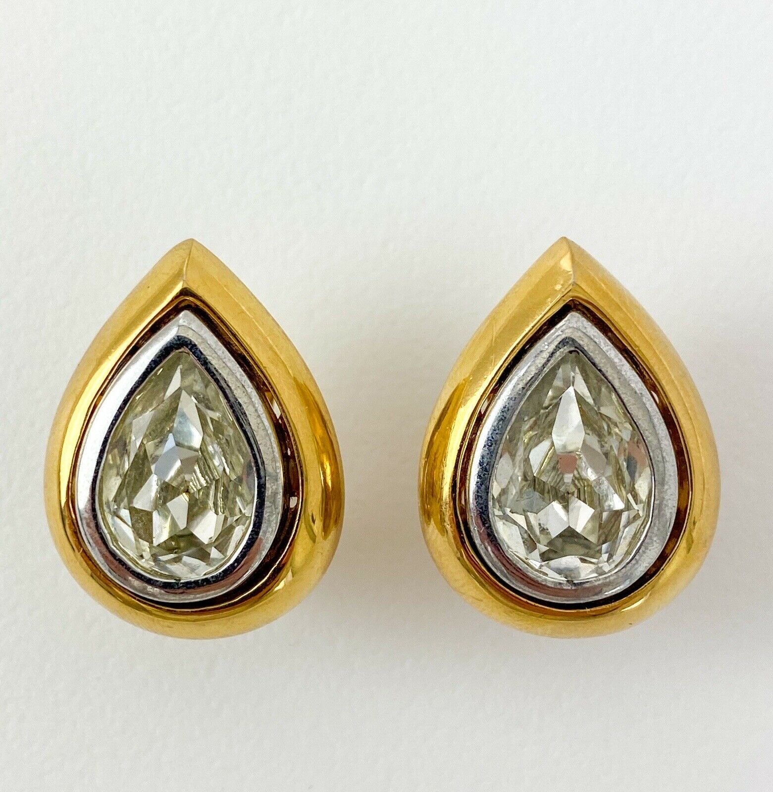 Vintage Yves Saint Laurent earring tear 