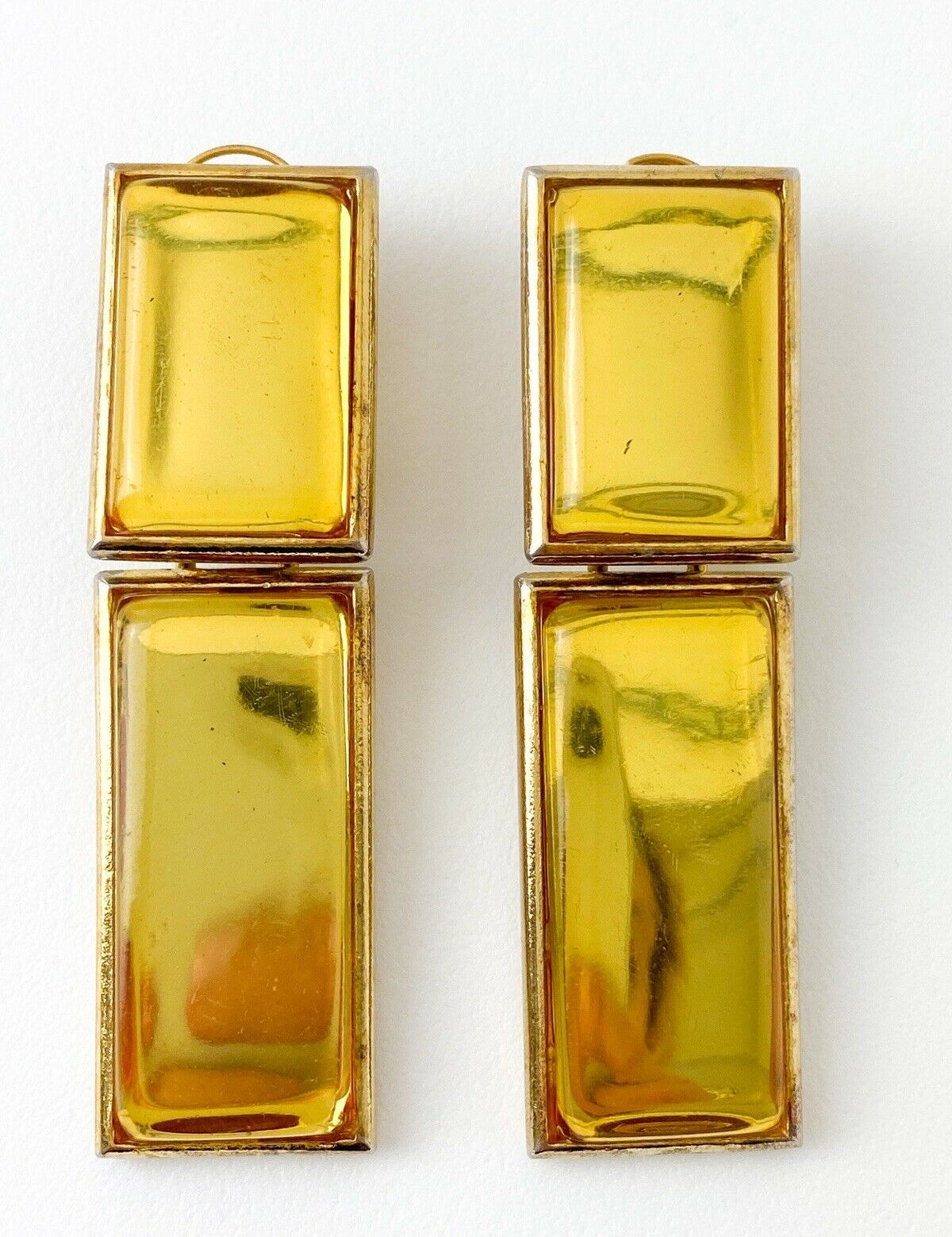 Vintage Yves Saint Laurent cabochon earrings