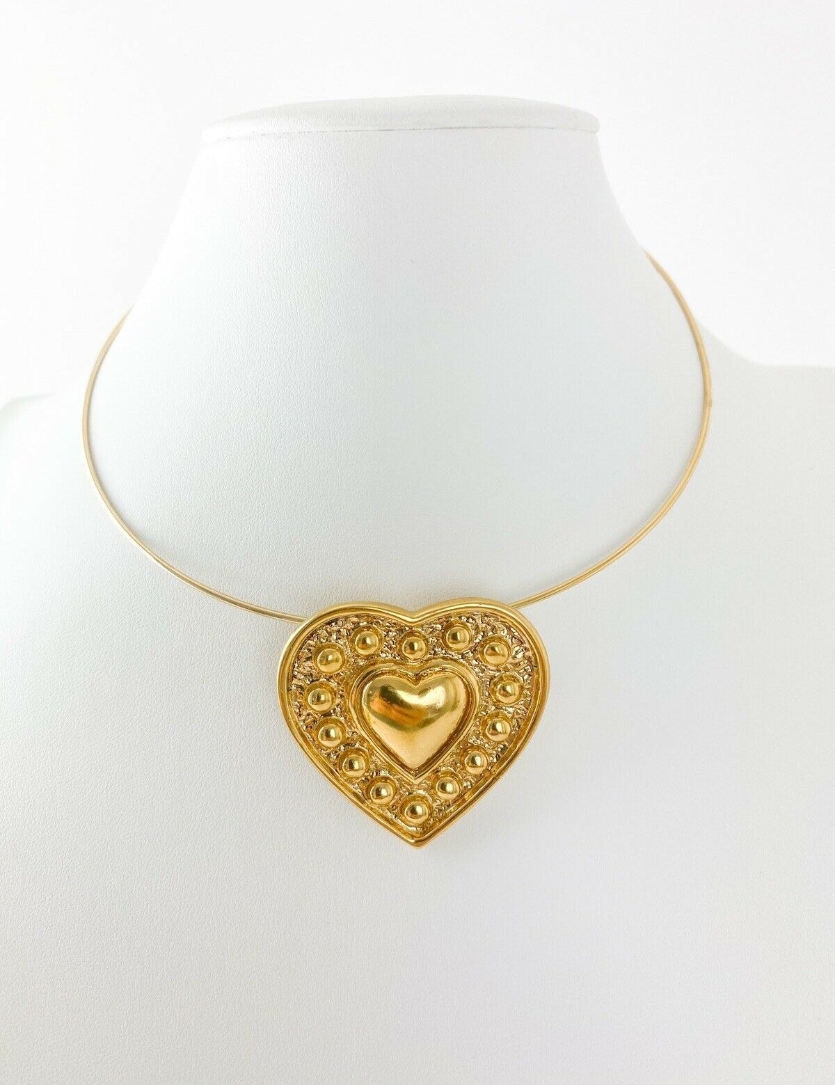 Vintage Yves saint Laurent pink brooch pendant