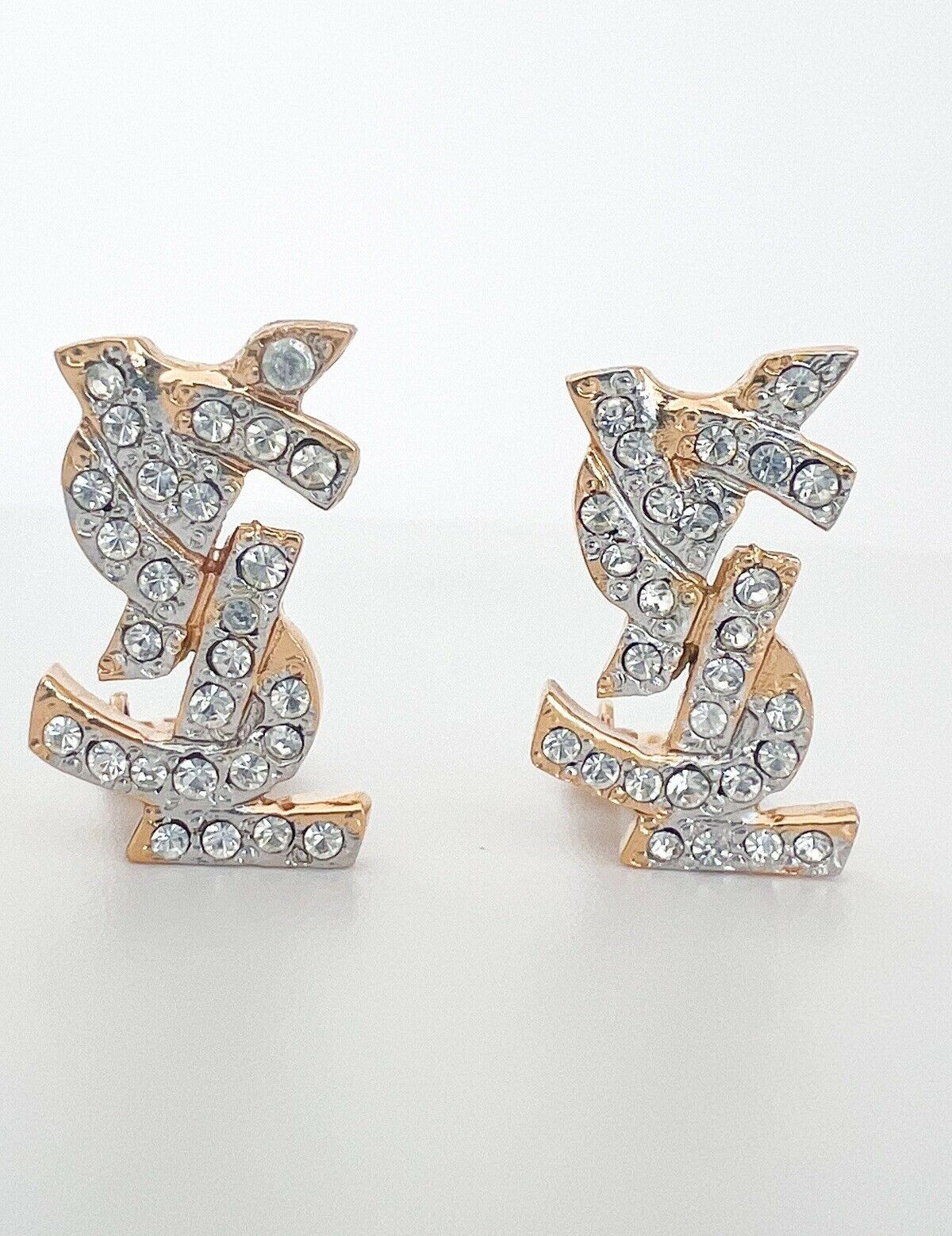 vintage YSL earrings Yves Saint Laurent 