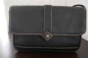 LANVIN PARIS Cross Body Shoulder Bag Near Excellent Flap Vintage