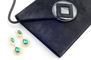 【SOLD OUT】YSL YVES SAINT LAURENT Sacs 3WAYS Black Shoulder Clutch Cross Body Bag Vintage