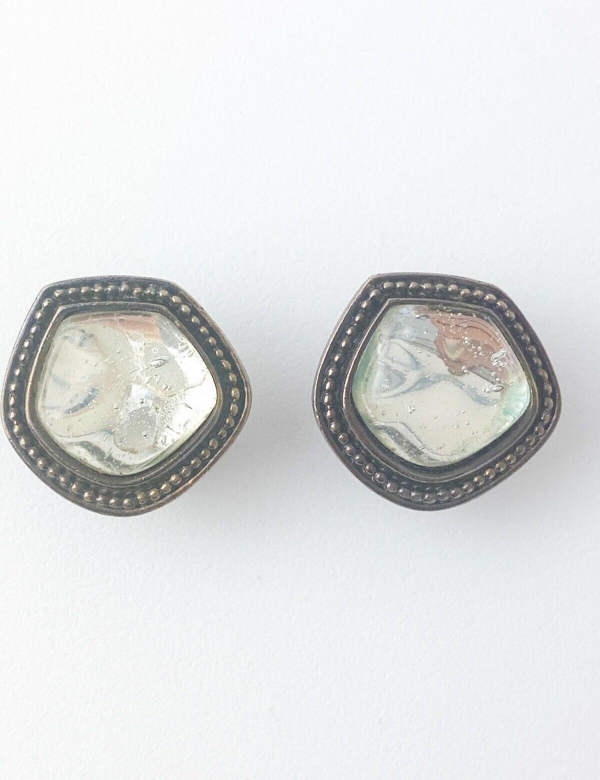 Vintage Yves Saint Laurent resin earrings
