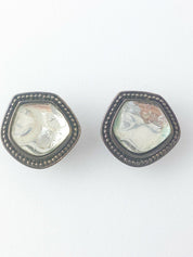 Vintage Yves Saint Laurent resin earrings
