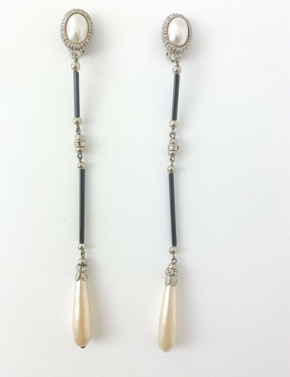 vintage Dior long earrings