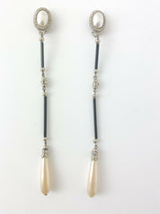 vintage Dior long earrings