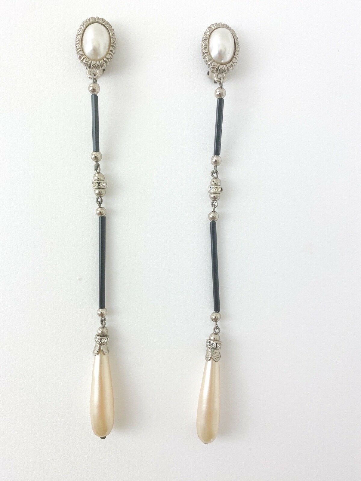 vintage Dior long earrings