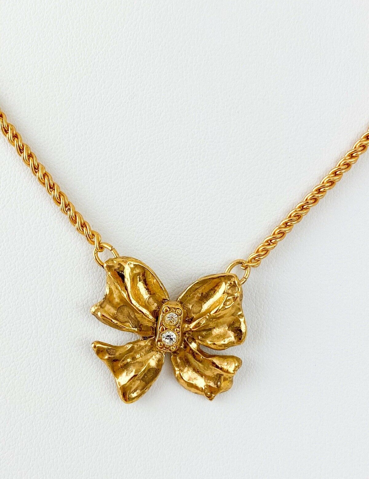 vintage Yves Saint Laurent ribbon necklace