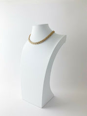 Christian Dior Gold Tone Vintage Beautiful Choker Chain Necklace