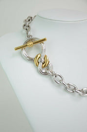 Givenchy Silver Tone Chain Necklace Vintage