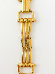 Celine Paris Gold Tone Bracelet Made in Italy Stylish