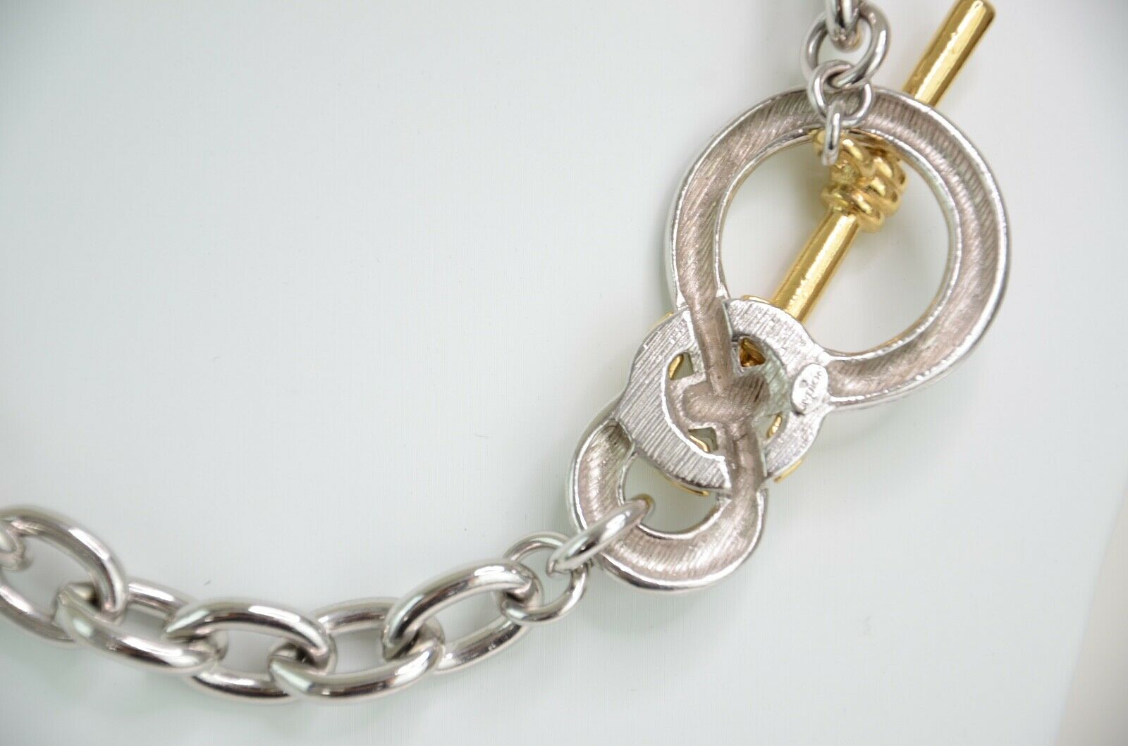 Givenchy Silver Tone Chain Necklace Vintage