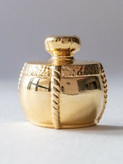 YSL Yves Saint Laurent Perfume Bottle Gold Tone Brooch Pin Vintage