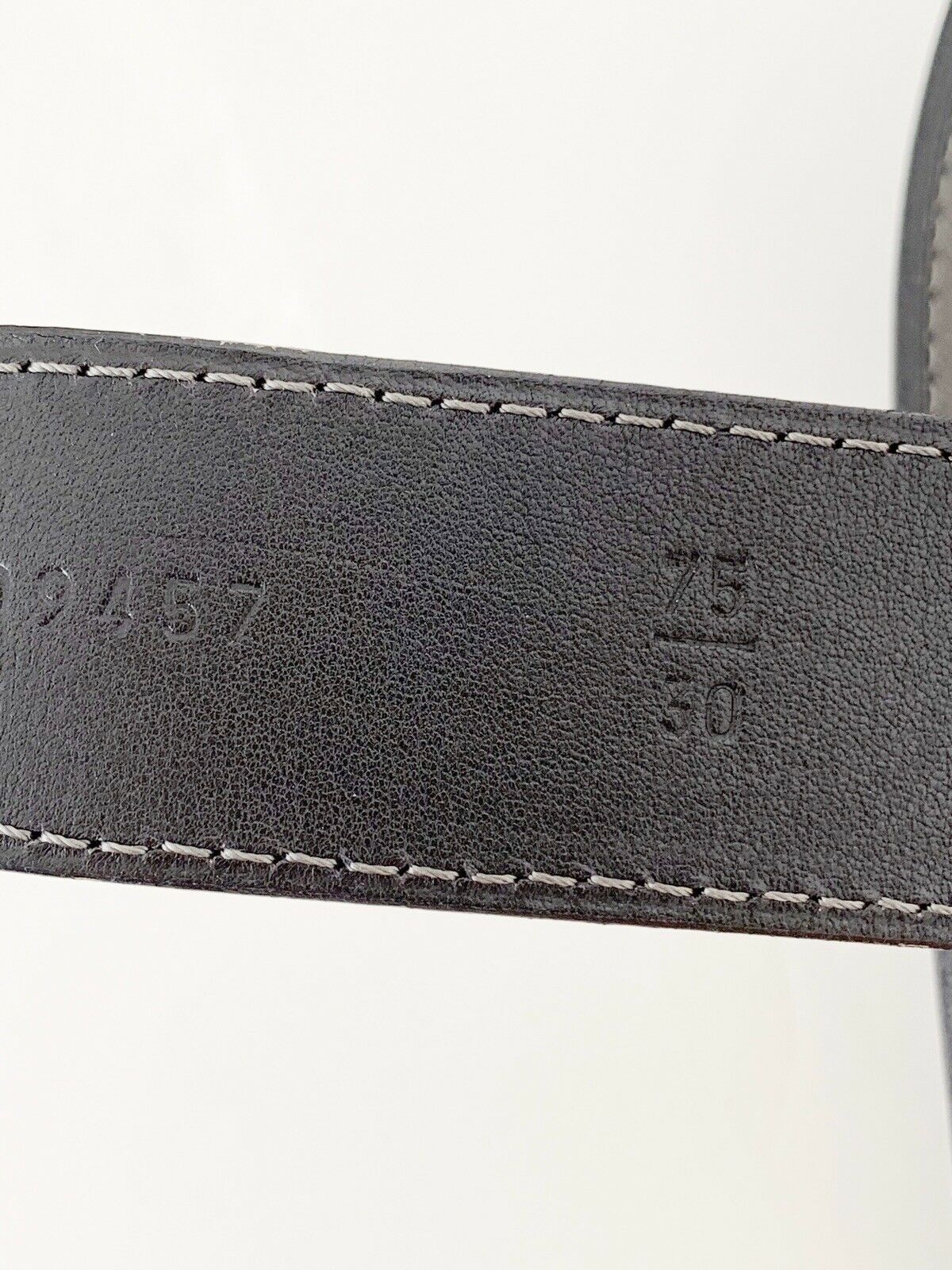 Christian Dior Black D BUCKLE Leather Belt Stunning 75 S