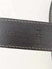 Christian Dior Black D BUCKLE Leather Belt Stunning 75 S
