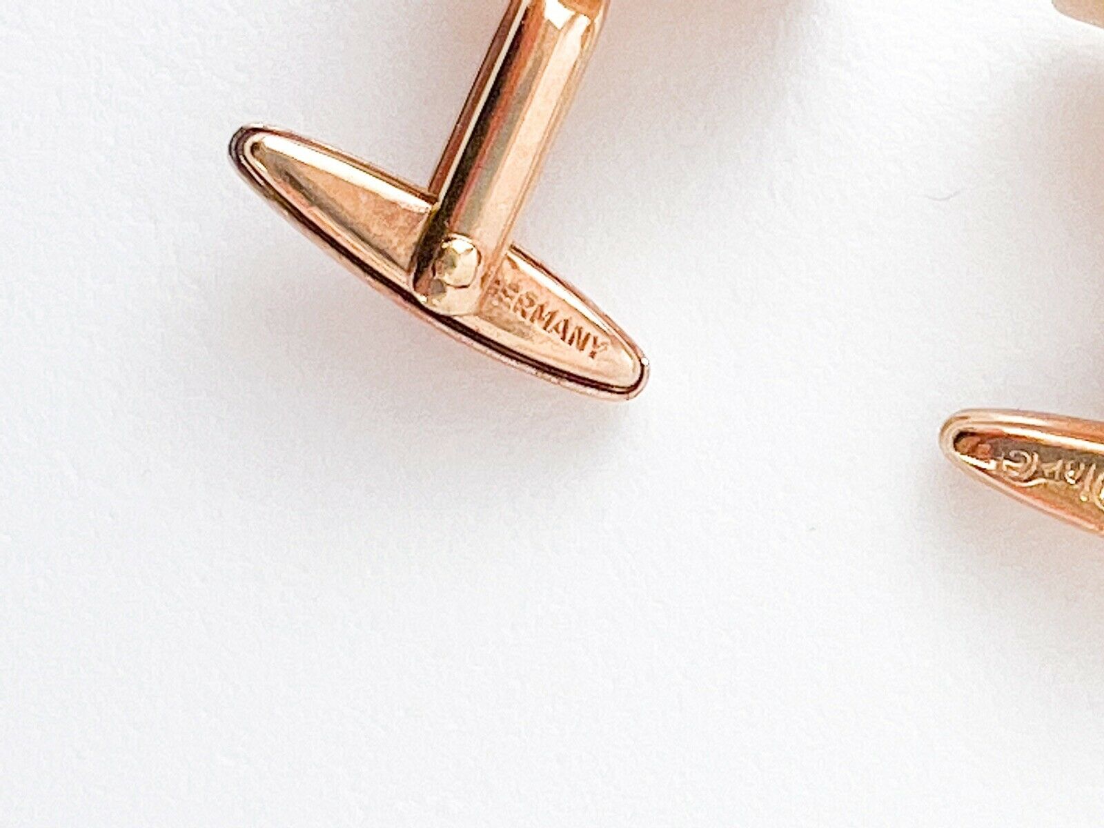 【SOLD OUT】Christian Dior Germany Gold Tone Vintage Cufflinks CD initial Logo