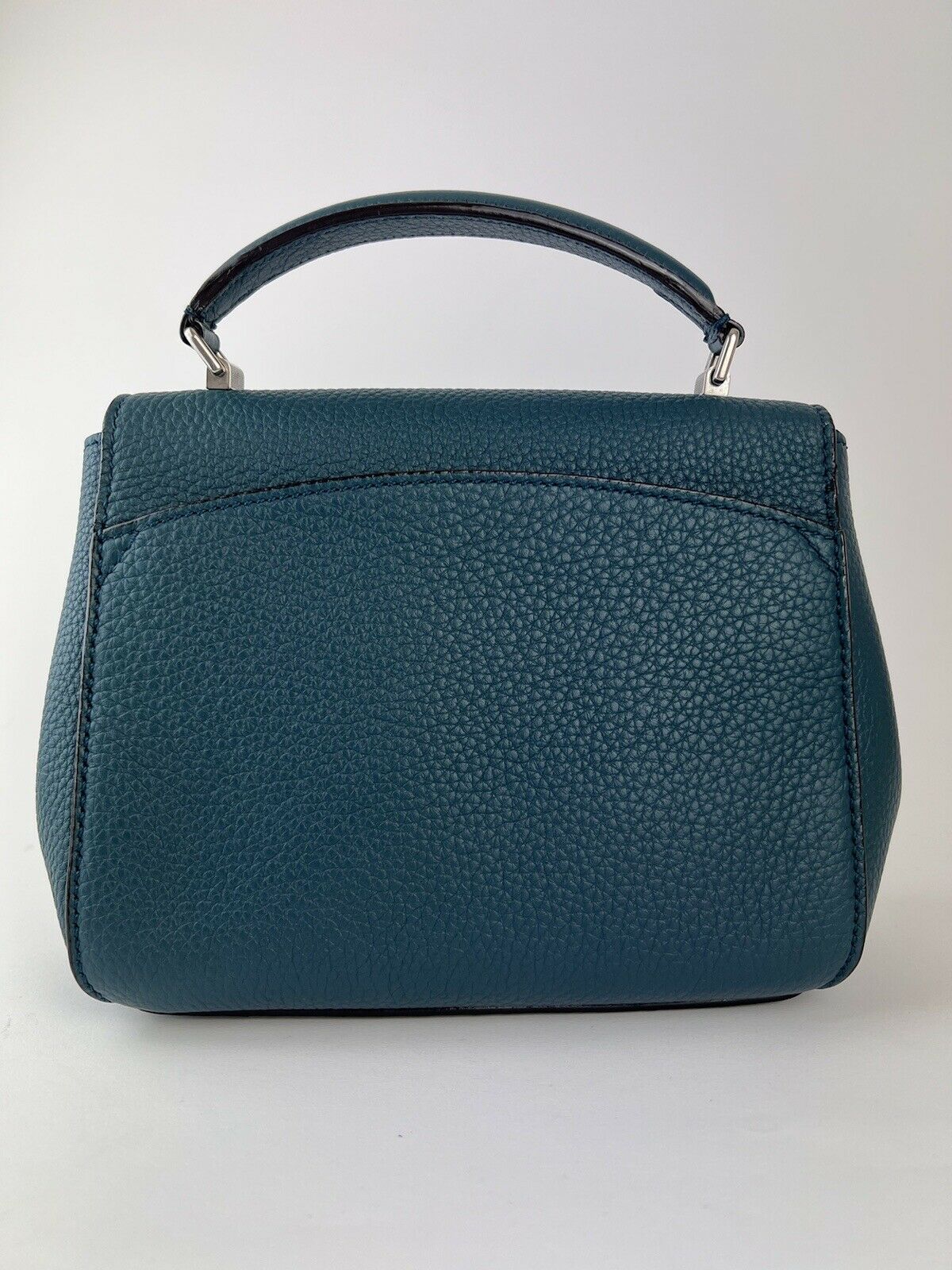 BALLY Switzerland Shoulder Bag Crossbody Bag Handbag Green Leather B Turn Vintage Made in Italy