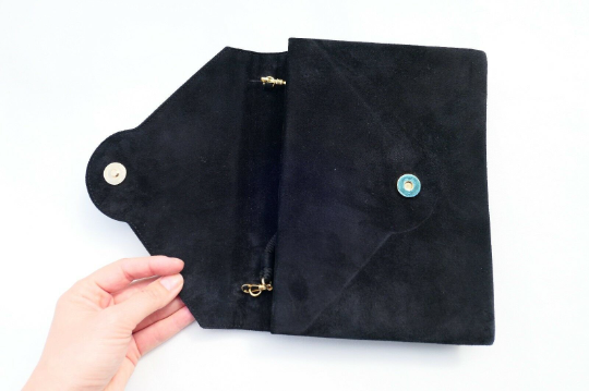 【SOLD OUT】YSL YVES SAINT LAURENT Sacs 3WAYS Black Shoulder Clutch Cross Body Bag Vintage