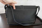 LANVIN PARIS Cross Body Shoulder Bag Near Excellent Flap Vintage