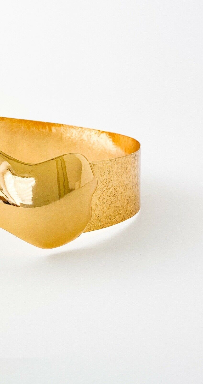 【SOLD OUT】YSL Yves Saint Laurent Rive Gauche Massive Belt Made in France Vintage