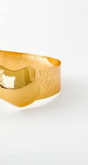 【SOLD OUT】YSL Yves Saint Laurent Rive Gauche Massive Belt Made in France Vintage